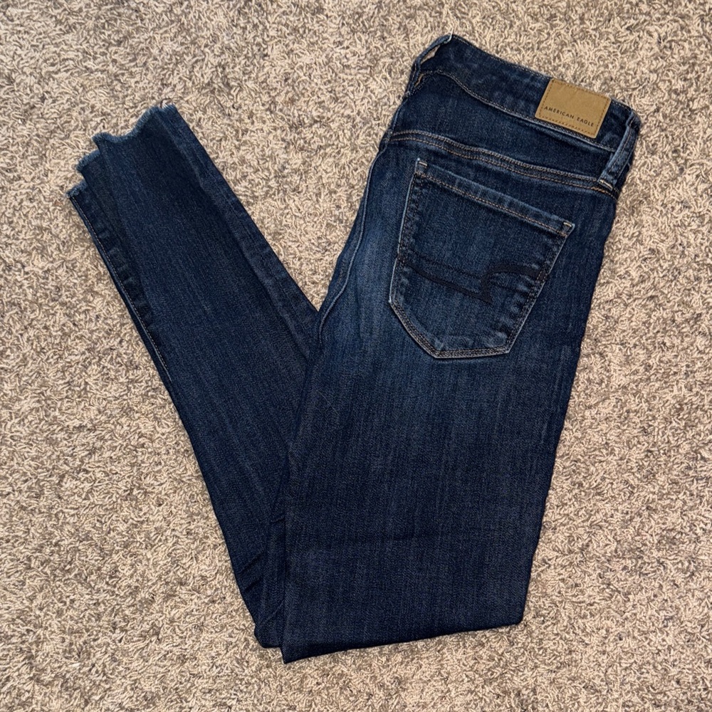 American Eagle Outfitters Dark Wash Hi-Rise Jegging